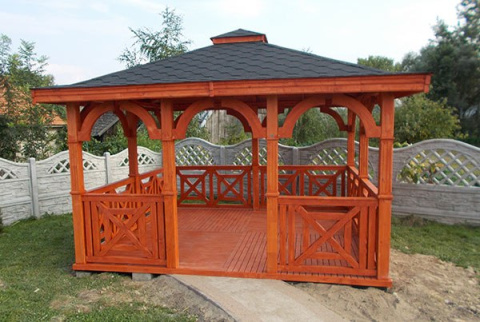 Altana 18 | Drewniana Przebiśnieg 3 x 3 m Altana 18 | Drewniana Przebiśnieg 3 x 3 m