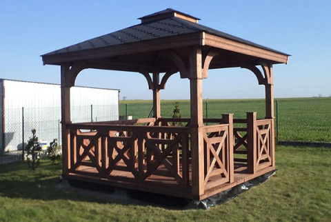 Altana 18 | Drewniana Przebiśnieg 3 x 3 m Altana 18 | Drewniana Przebiśnieg 3 x 3 m