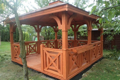 Altana 18 | Drewniana Przebiśnieg 3 x 3 m Altana 18 | Drewniana Przebiśnieg 3 x 3 m