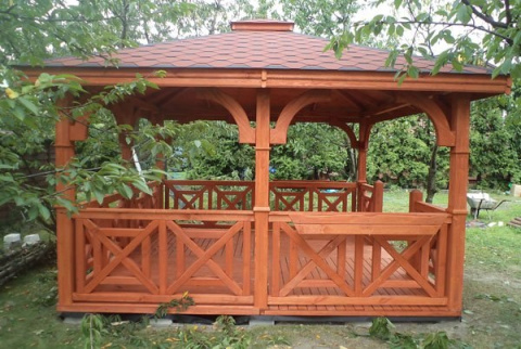 Altana 18 | Drewniana Przebiśnieg 3 x 3 m Altana 18 | Drewniana Przebiśnieg 3 x 3 m