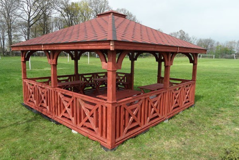 Altana 18 | Drewniana Przebiśnieg 5 x 5 m Altana 18 | Drewniana Przebiśnieg 5 x 5 m