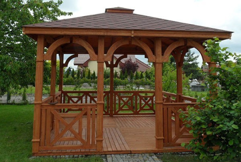 Altana 18 | Drewniana Przebiśnieg 5 x 5 m Altana 18 | Drewniana Przebiśnieg 5 x 5 m