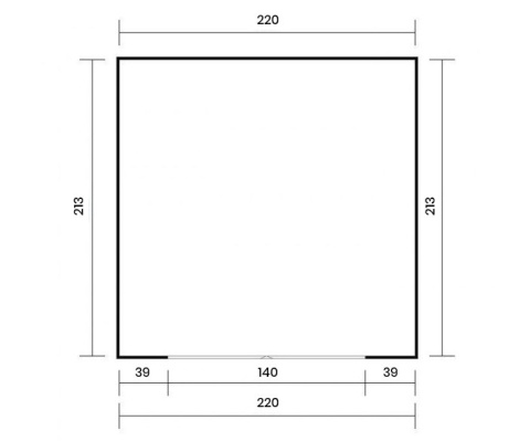 Domek narzędziowy | Helena 220 x 213 cm Domek narzędziowy | Helena 220 x 213 cm