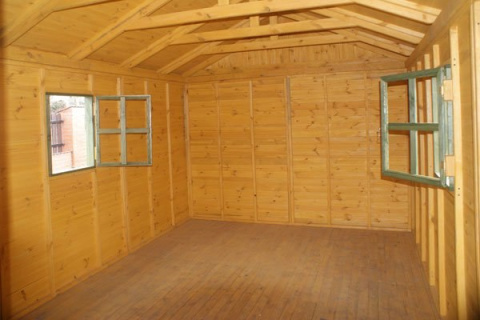 Domek ogrodowy | Peter 300 x 300 cm + Taras 300 cm Domek ogrodowy | Peter 300 x 300 cm + Taras 300 cm