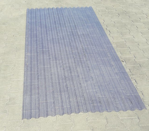 Pokrycie dachu | Płyta trapezowa PVC 2,6 m Pokrycie dachu | Płyta trapezowa PVC 2,6 m