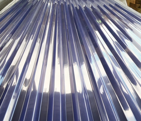 Pokrycie dachu | Płyta trapezowa PVC 2,6 m Pokrycie dachu | Płyta trapezowa PVC 2,6 m