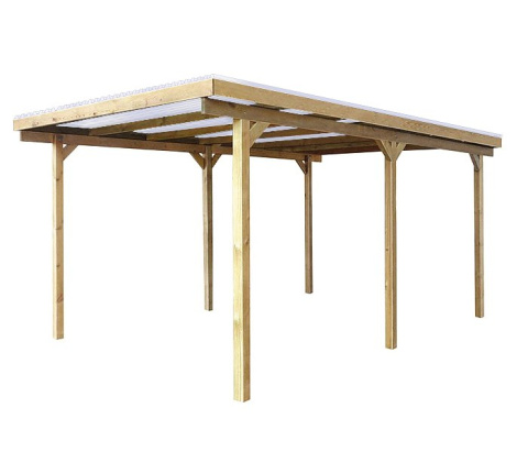 Wiata | Garażowa Granit I 300 x 500 cm (Słupek 300 cm) z dachem poliwęglanowym brązowym 55% Wiata | Garażowa Granit I 300 x 500 cm (Słupek 300 cm) z dachem poliwęglanowym brązowym 55%