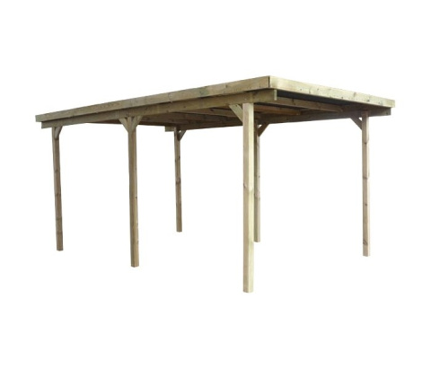 Wiata | Garażowa Granit I 300 x 500 cm (Słupek 300 cm) z dachem poliwęglanowym brązowym 55% Wiata | Garażowa Granit I 300 x 500 cm (Słupek 300 cm) z dachem poliwęglanowym brązowym 55%