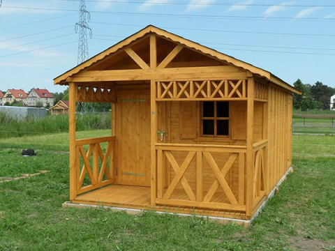 Domek ogrodowy | Michael 450 x 300 cm + Taras 225 cm Domek ogrodowy | Michael 450 x 300 cm + Taras 225 cm