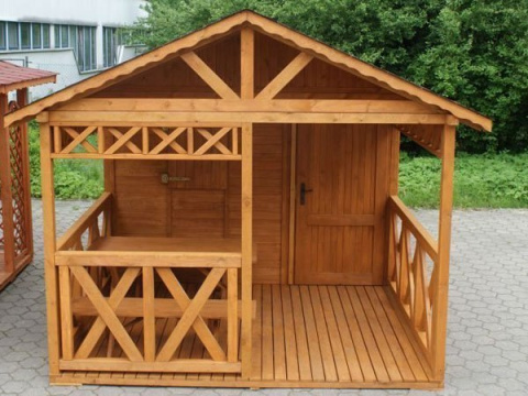 Domek ogrodowy | Michael 450 x 300 cm + Taras 225 cm Domek ogrodowy | Michael 450 x 300 cm + Taras 225 cm
