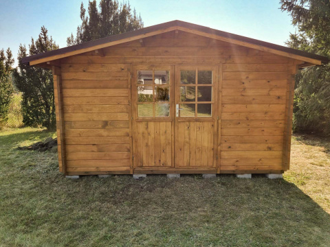 Domek | Ogrodowy narzędziowy Nr29 Judyta 400 x 300 cm 40mm z podłogą Domek | Ogrodowy narzędziowy Nr29 Judyta 400 x 300 cm 40mm z podłogą