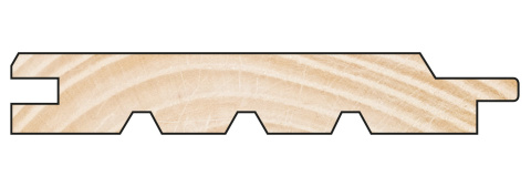 Deska podbitkowa 19 x 146 x 4500 mm | Paczka 3,29 m2 | 54 zł / m2 Deska podbitkowa 19 x 146 x 4500 mm | Paczka 3,29 m2 | 54 zł / m2